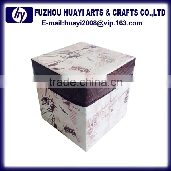 Hot Selling Various Design Leather Pouffe