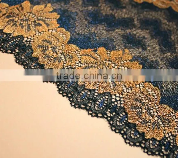 French New Design Embroidery Lace Fabric for Underwear and Bra photo-2