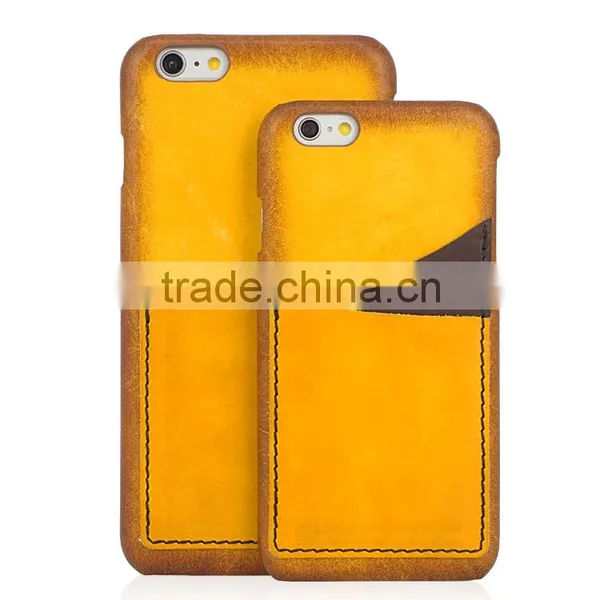 Guangzhou New Design Card Slot Leather Phone Case for Iphone 6S/Plus (SACI00118A) photo-4