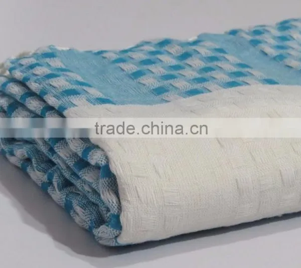 Turkish Towel Hammam Peshtemal Fouta Cotton Pareo Indian Manufacturer photo-5