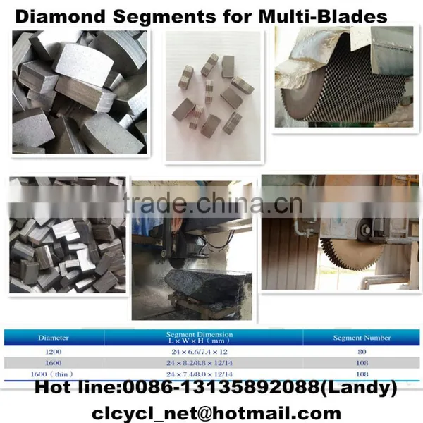 5" 7" 9" Multi Blades Granite Segments photo-6