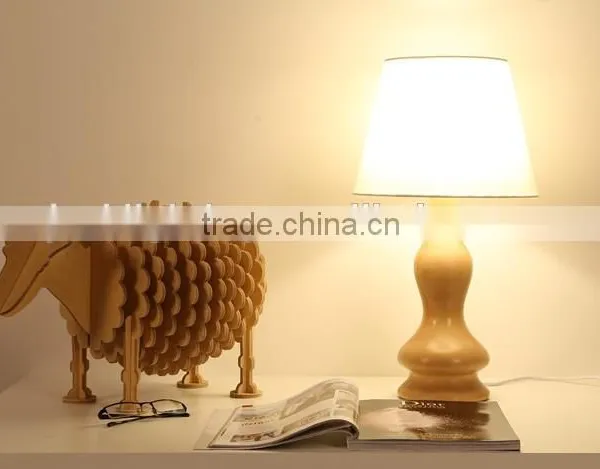 LED Wood Table Light JK-879-16 LED Wood Table Lamp Easy to Fit Home Lighting Wood Table Lamp photo-4