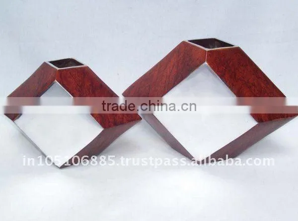 Metal Flower Vase/Aluminium Antique Flower Vase/Square Shape Flower Vase