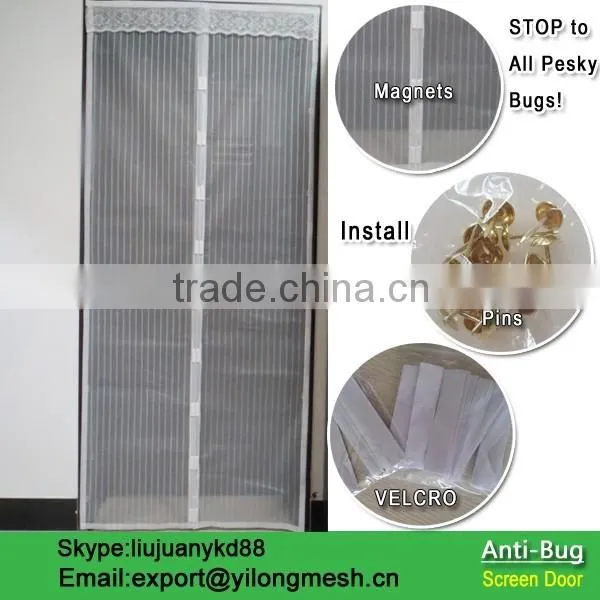 Manufacturers Selling Black Prevent Insects Soft Door photo-3