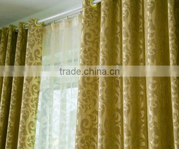 Jacquard Embroidered Rayon Fabric for Curtain photo-3