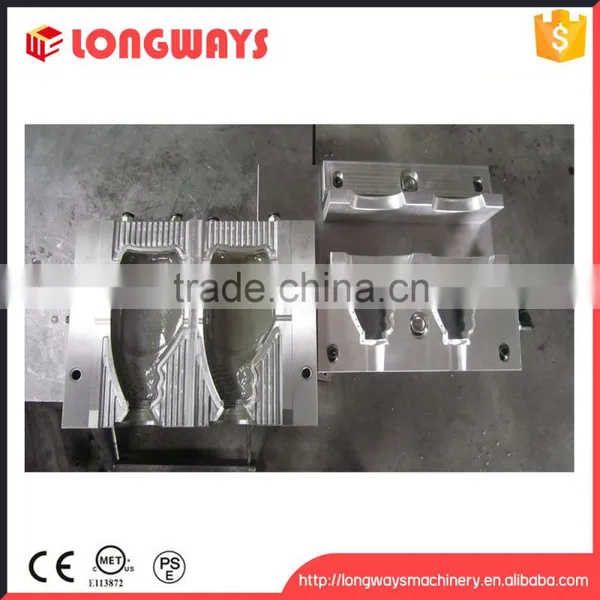 2 Cavities Plastic Bottle Blow Mould , Jerrycan Blow Mould ,engine Oil Bottle Mould photo-3