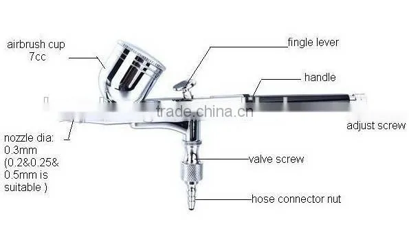 HSENG HS-30 PRO Powerful Twin Cylinder Piston AIRBRUSH AIR COMPRESSOR TANK Hobby T Shirt photo-6