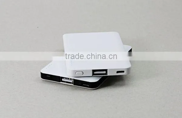 AWC813 2000mah OEM Slim Card Smart Phone Charge Portable Mobile Power Bank photo-3
