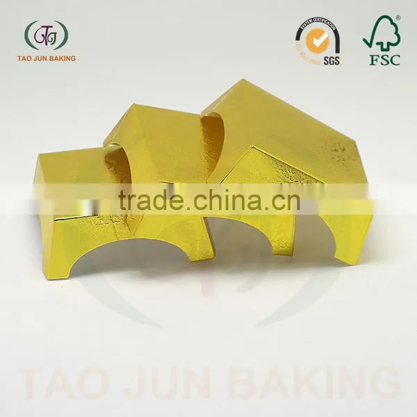 Square Golden Paper Cupcake Holder photo-4