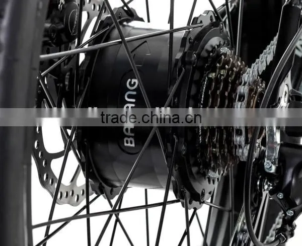 26 Inch Good Quality 7 Speed Aluminum Hub Drive Electric Fat Mountain Bike photo-3