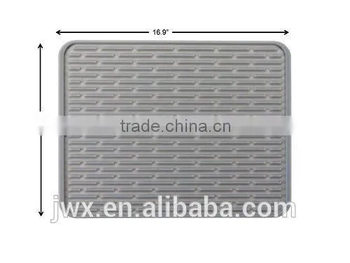 Competitive Factory Price Non-slip Silicone Drying Mat Kitchen Dish Sink Mat photo-5