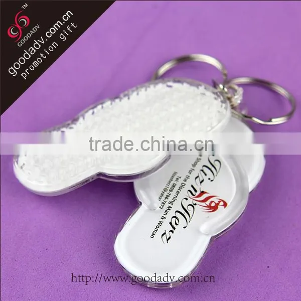 Custom Printed Acrylic Charms/acrylic Flip Flop Keychain for Promotional Souvenir Gift photo-2