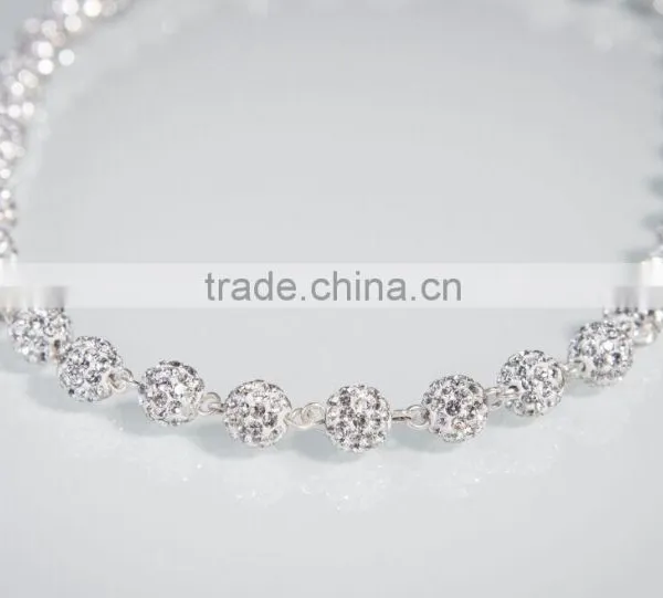 Crystal Ball 925 Sterling Silver Neckalce in Stock photo-3