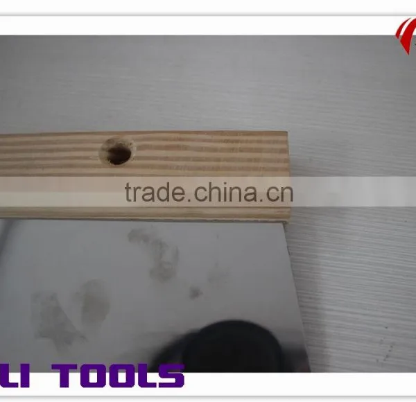 Stainless Steel Blade Scraper With Wooden Handle photo-3