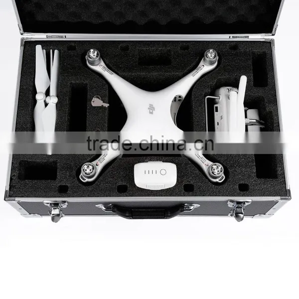 Black Aluminum Storage Carrying Case Transport Box for DJI Phantom 4 photo-2