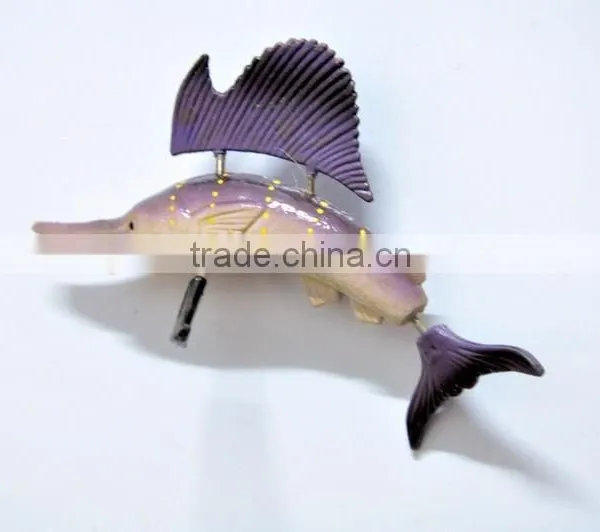 4 Inch Handmade Plastic Tropical Fish Fridge Magnet photo-4