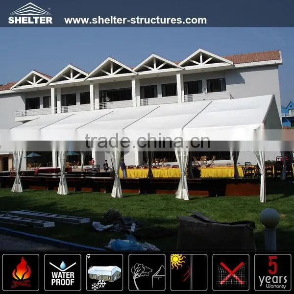 4x21 56 People 80% Discount Cheap Used Aluminum Frame White Pvc Fabric Outdoor Clear Event Party Marquee Wedding Tent for Sale photo-3