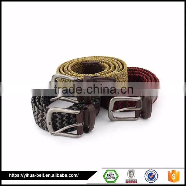 China Multi-color Fabric Braided Double Face Elastic Braided Belt