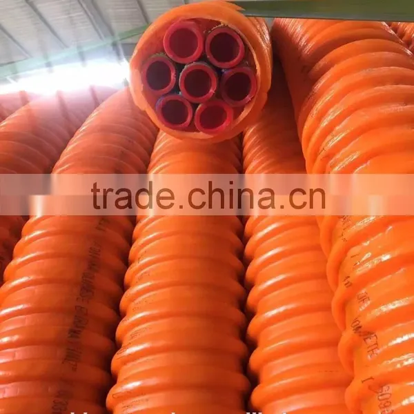 PVC cod cable protection pipe production line/thread pipe machine with price