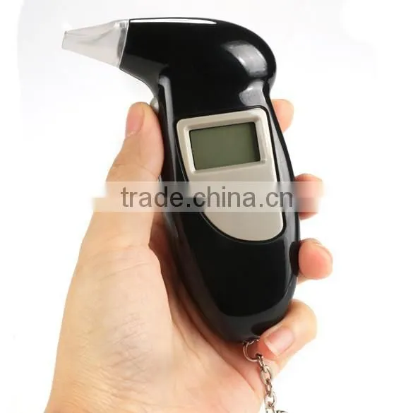 Portable High Precision Digital Display Wine Alcohol Breath Tester With LCD Clock SV023291 photo-2