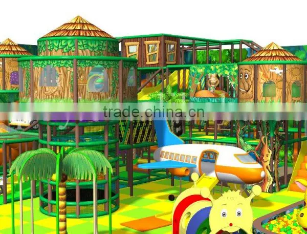 Exciting Jungle Adventure Indoor Playground/Large Size Commercial Jungle Theme Amusement Park photo-2