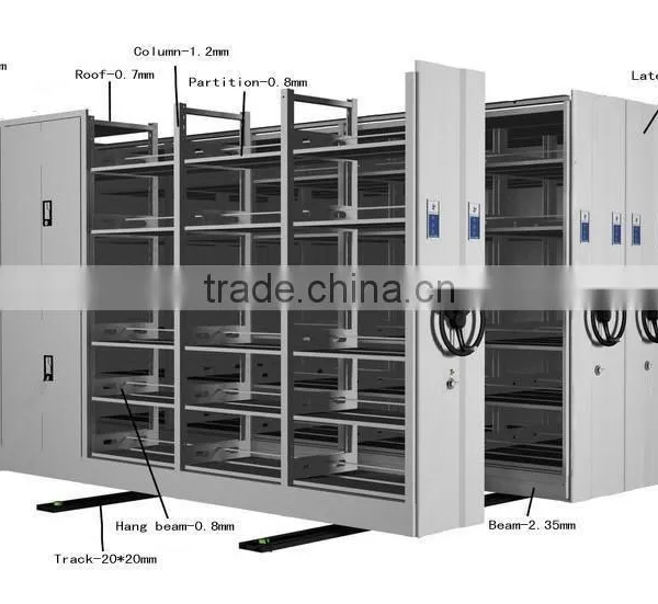 Mobile Government/bank/company/office/hospital/college Documents Storage Metal Mass Shelf