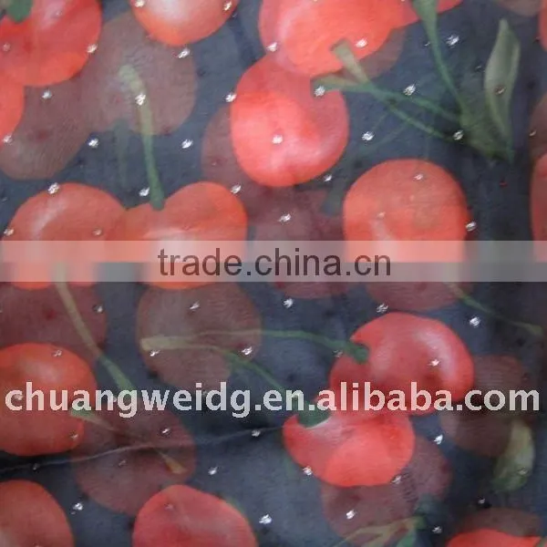 Beautiful Printed Chiffon Fabric