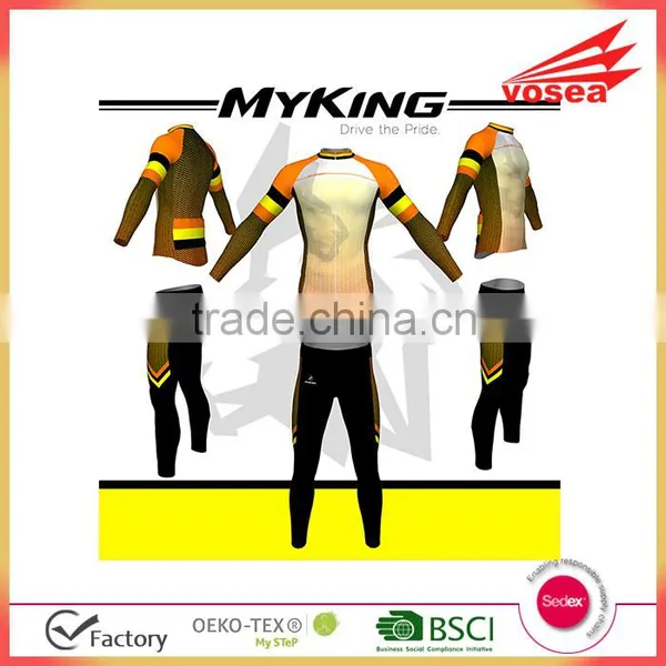 Long Sleeve Sport Wear Type Cycling Jersey For Men photo-2