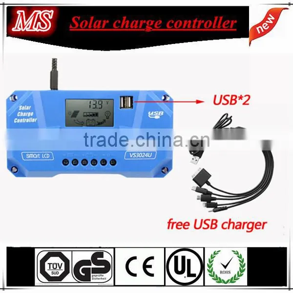 30A German Design LCD Screen Solar Charge Controller With Good Quality photo-2