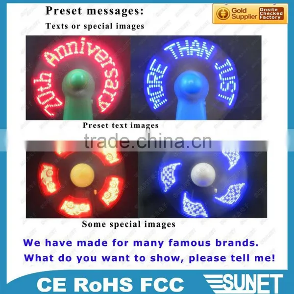 SUNJET 2016 Summer Giveaway Portable Top Quality Led Mini Fan photo-6