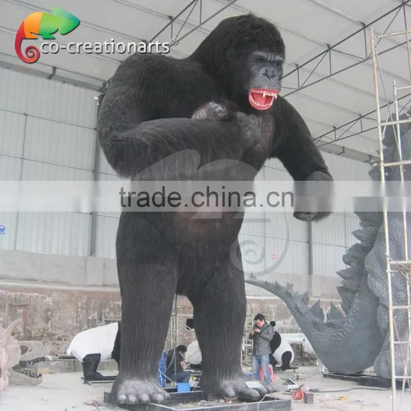 Handmade Animatronic King Kong Model Life Size Foam Animals photo-2