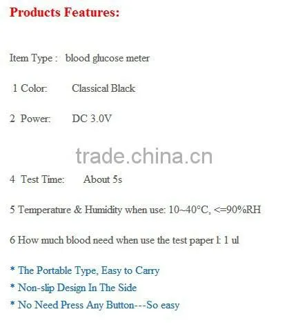Hot Sales Health Care Blood Sugar Tests Glucometer Blood Glucose Meter Strips Measurement of Blood Sugar photo-3