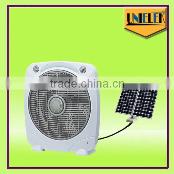 Off Grid System Powerws 16 Inch Solar Power Rechargeable Stand Water Mist Fan photo-3