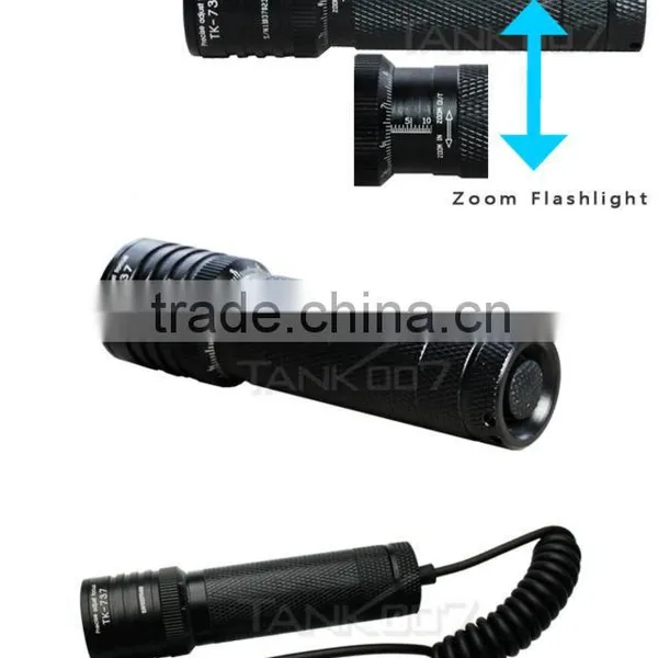 New Outdoor Bright Light Mountain Bike Flashlight With Mount Holder TK737 photo-2