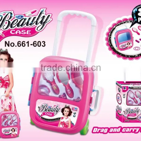 8pcs Accessories Beauty Case Beauty Set Drag and Carry Freely Toys
