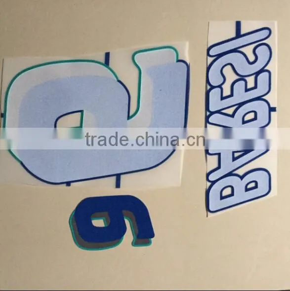 Factory Direct Soccer Jersey and T-shirt Usage Flock Numbers Heat Transfer Printing Paper photo-4