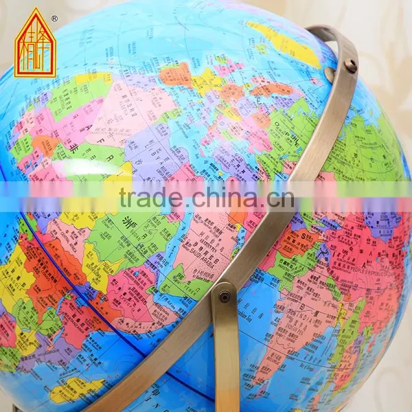 Large Stainless Steel SS World Globe Plastic Globe photo-3