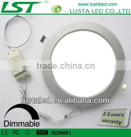 8W/10W/15W/18W Dimmable LED Round Panel Light, Ultra Slim Only 14.5mm