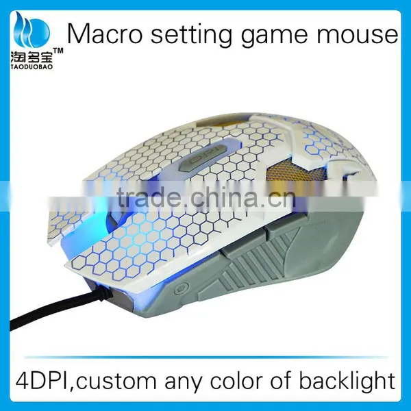 Colorful LED Backlits Gaming Mice Mouse_Macro Setting 3500 DPI Game Mouse photo-6