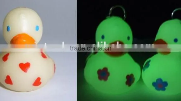 Rubber Toy Manufacture Glow in Dark Halloween Skull Duck photo-3