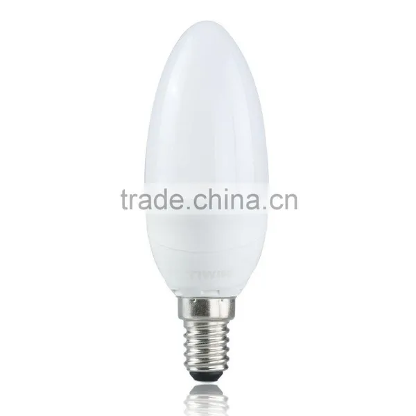 Execellent White TIWIN Hot Sale Cheap CE ROHS Cool White 470lm Plastic 5W E14 Led Candle Sale Lamp Bulb Light photo-2