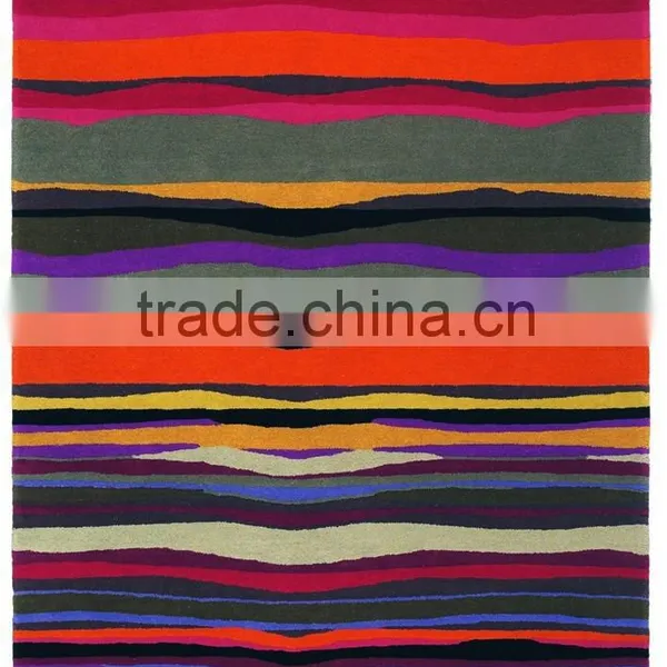 High Quality Red Hand Tufted Rug for Decoration, Apartment photo-3