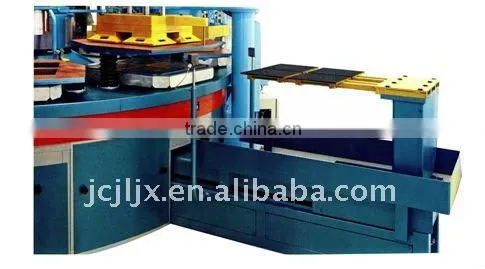 demoulding and receiving machine-auxiliary equipment of terrazzo tile machine