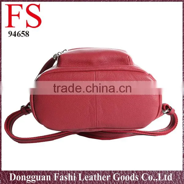 Fashionable Best Selling Products 2016 New Genuine Leather Backpack Bag photo-6