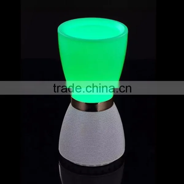 Bluetooth Speaker RGB 7 Colors Night Light Touch Control TF Card photo-4