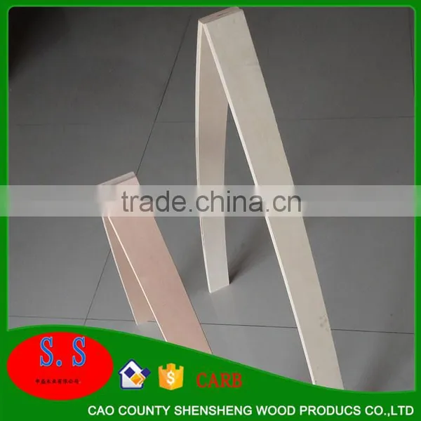 Free Samples Laminated Veneer Sheets Wood Bent Bed Board for Bed Furniture Overlay Paper