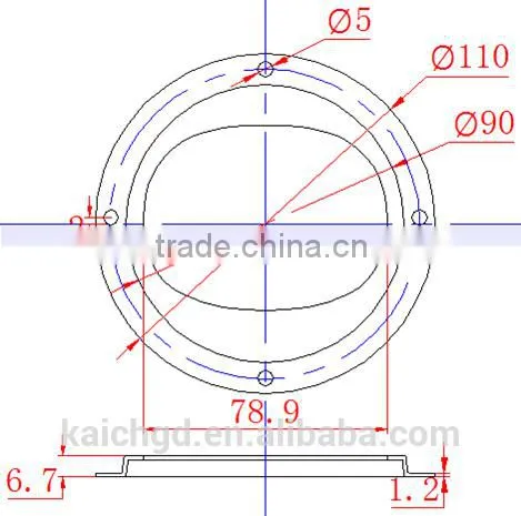Glass Lens COB LED Lens Polarized Lens 86mm For LED Road Light photo-5