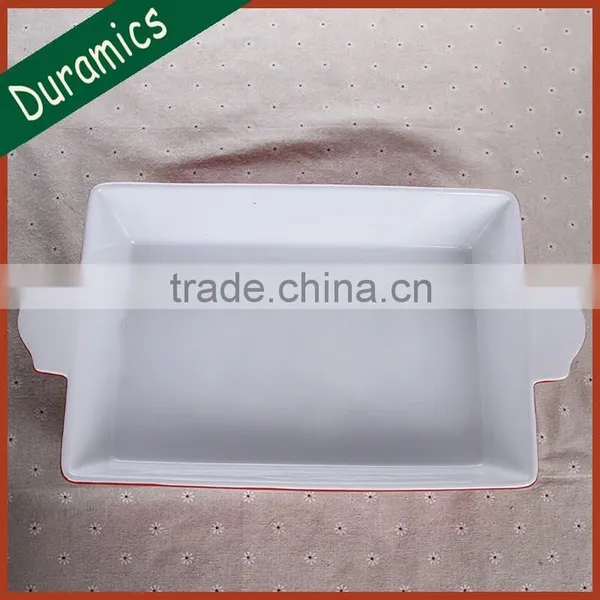 Rectangular Baking Dish Stoneware Bakeware photo-4