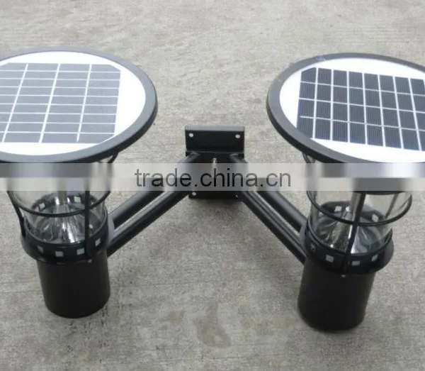 JR-2602 Outdoor Black Solar Wall Lamp Solar Garden Light photo-4
