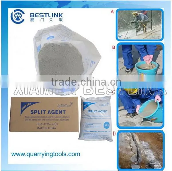 Quickest Cracking Soundless Non Explosive Demolition Chemical Powder photo-3
